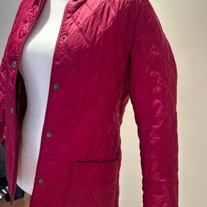 Burberry Quilted Magenta Women's Jacket